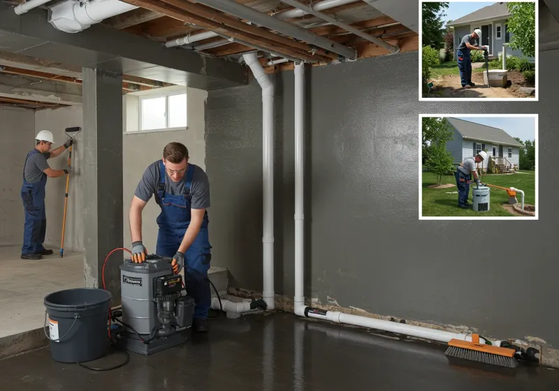 Basement Waterproofing and Flood Prevention process in Galveston, IN